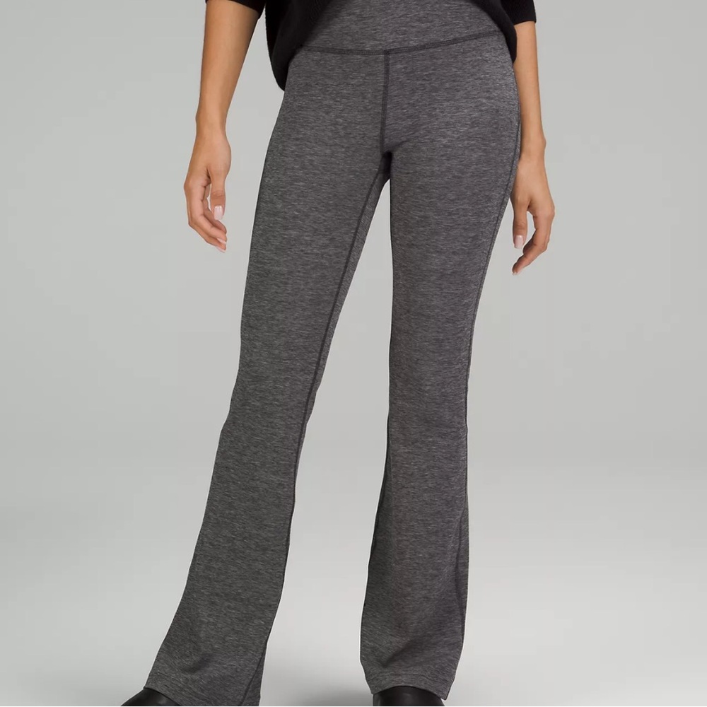Lululemon groove pant size 6 heathered black